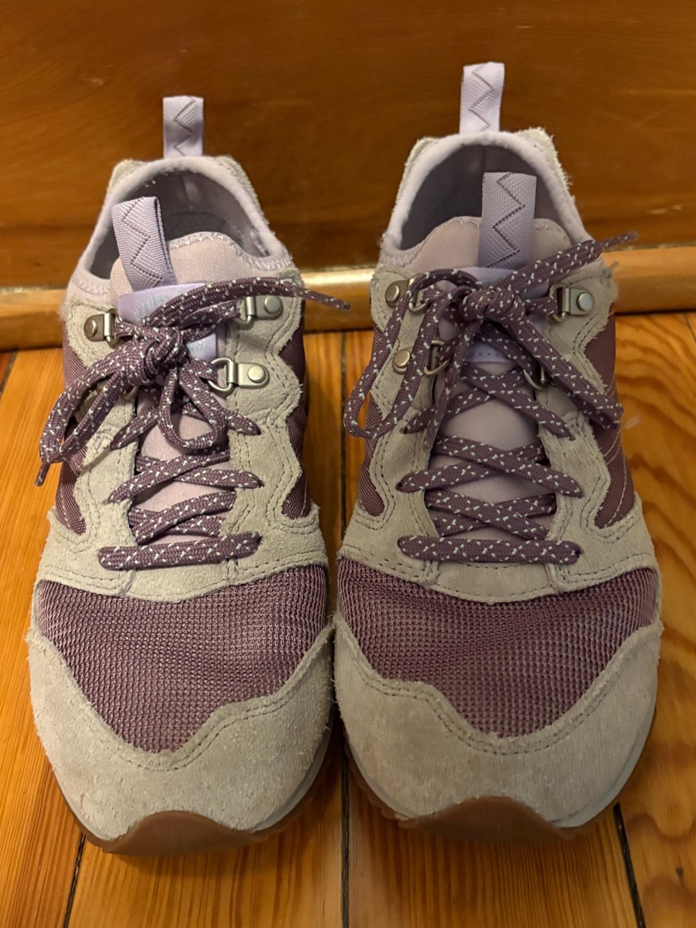 Women’s Merrell Light Purple and Taupe Trail Sneakers